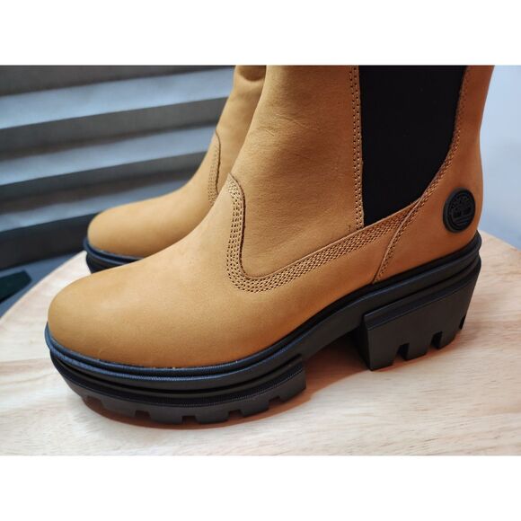Timberland Everleigh Chelsea Boots | Women's size 8.5 | Wheat Nubuck - Picture 5 of 16